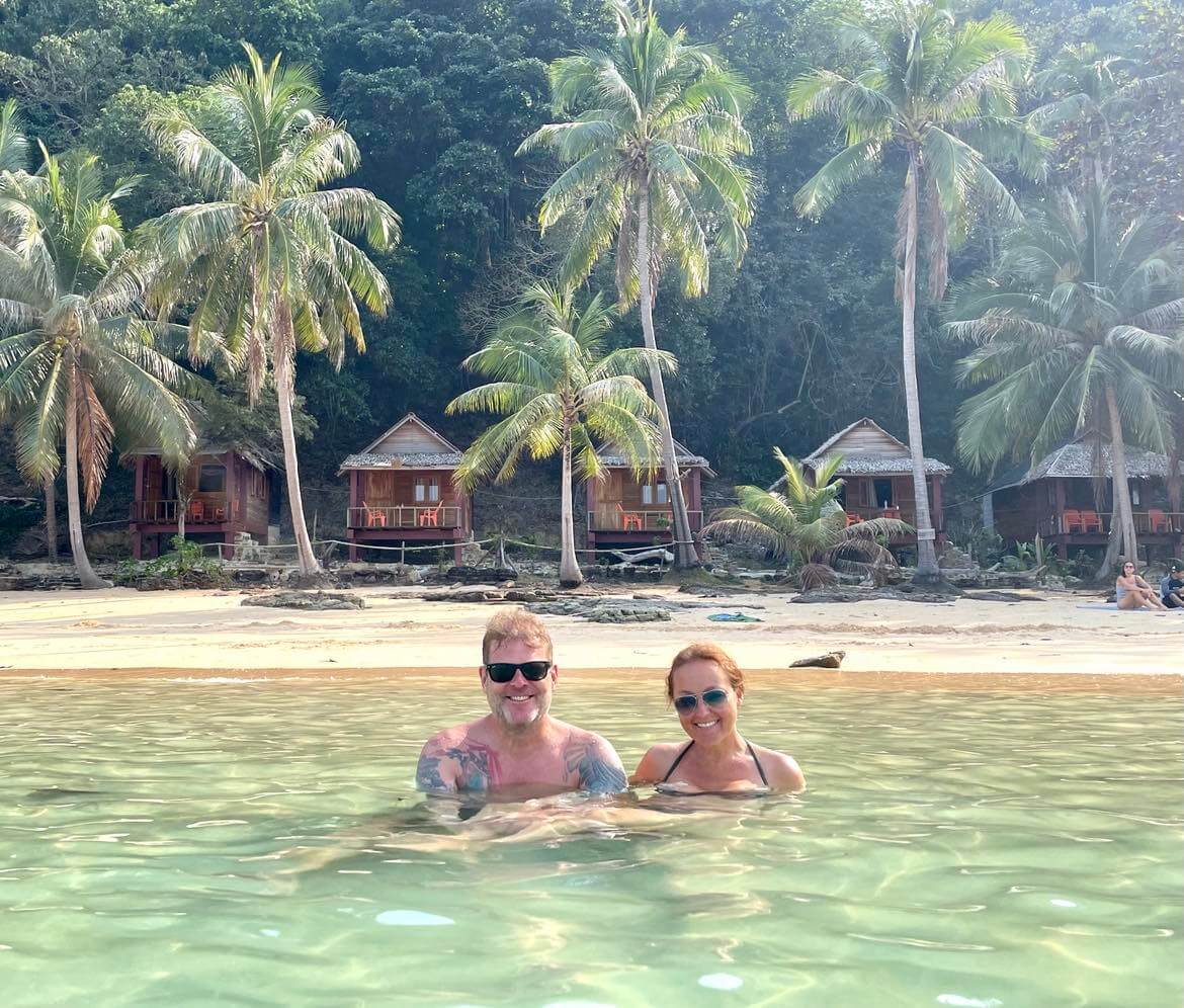 Couple in the water