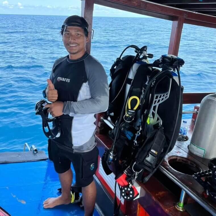 Tea, lead instructor at Local Divers Koh Chang